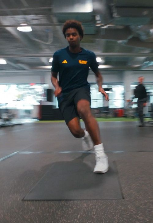 Return to sport evaluation in process under the supervision of Dr Chris Powers at MPI